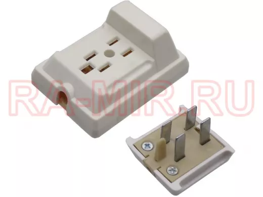 Телефонная пара ( розетка с вилкой) ДЖЕТТ и др.