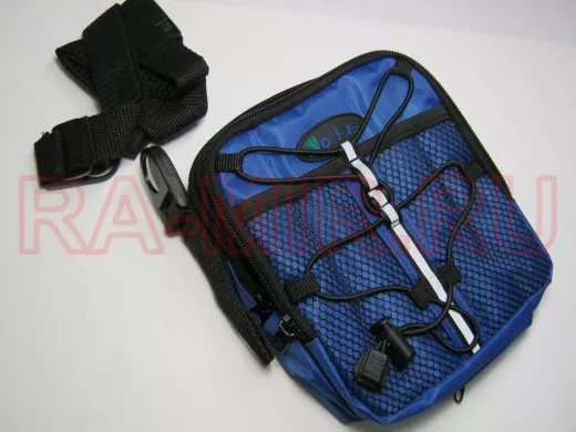 BB1508/2  Сумка для СD - плеера и 8 дисков , синего/черного цвета с сеткой