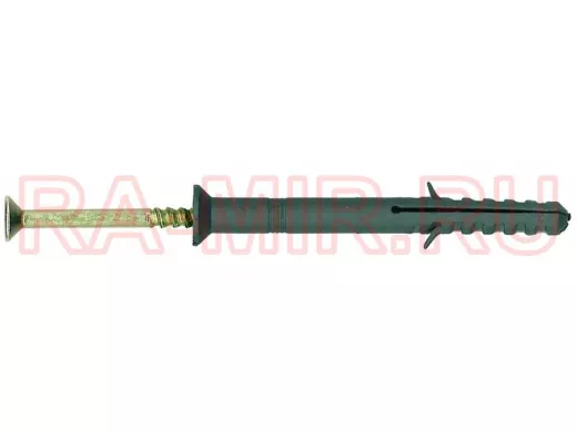 Дюбель с шурупом 6х40 Потайной борт "Омах" УС (175 шт) авт.фасовка  в упаковке 175шт, вес 1шт г, цен