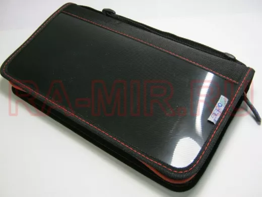 BB0456/3 Папка для СD из пластика и нейлона (серый /черный) , 56 дисков