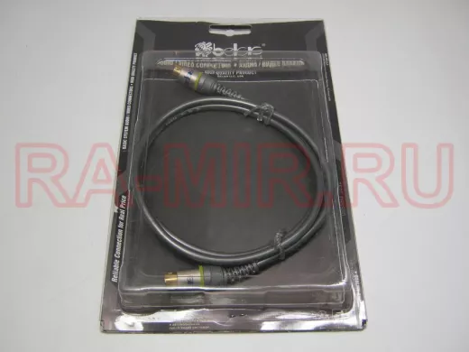 BW1571 Видеокабель Silwer-line S-VHS GOLD вилка/S-VHS GOLD вилка, 1.0м  4pin