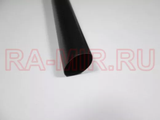 Термоусадка 15,8 черная  (1 метр)