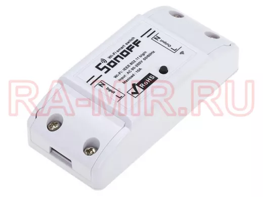 Wi-Fi реле Sonoff Bаsic, управление по интернету голосом, со смартфона, по расписанию,автовыключение