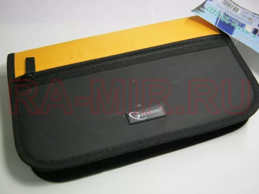 Портмоне CW-С48 на 48 CD, карман, кож.зам.+ткань