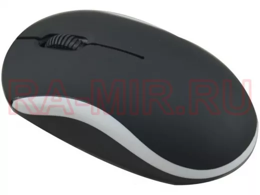 Мышь проводная Ritmix ROM-111, проводная, черно-серая
