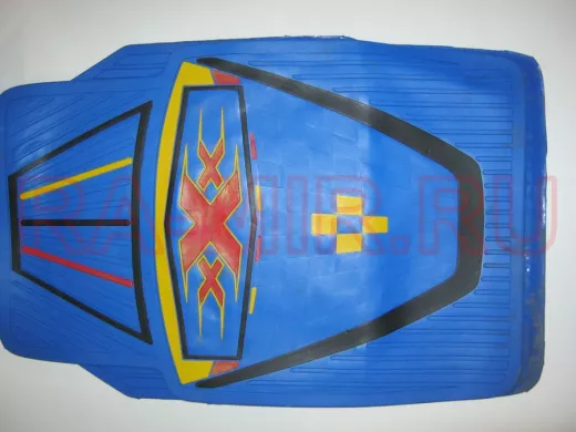 Коврики XXX синие 101 силиконовые (4 шт.) (161-170)