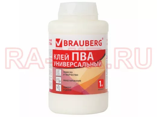Клей ПВА "BR-76902" 1 кг универсальный (бумага, картон, дерево)