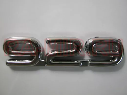 Эмблемма пластик в п/э надпись 929 хром 7,6x2 см 01350   01350