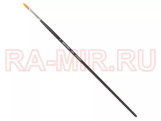 Кисть художественная проф. "BR-80156" ART CLASSIC, синтетика жесткая, овальная, № 4, длинная ручка