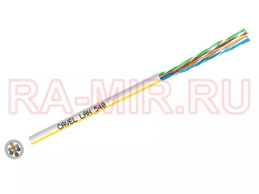 Кабель UTP витая пара  CAVEL LAN540  Кабель UTP 5е кат. 300м  UTP-300 MHz  ITALY