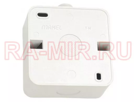 MAKEL  коробка накладная бел 10010, M10