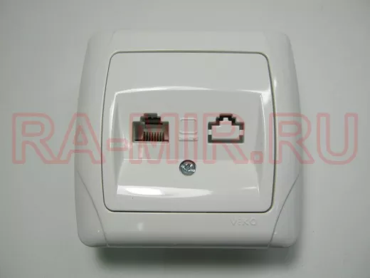 Vi-ko Carmen бел  комп+гнездо САТ 5 561032