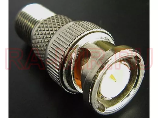 Переходник BNC-штекер / F-гнездо   B-153