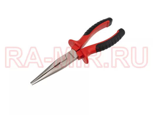 Тонкогубцы 200 мм никелированные, двухкомпонентные рукоятки