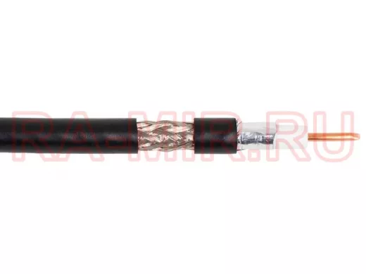5D-FB CCA (100м) кабель коаксиальный "ABI-92126", 50 Ом, 5D/FB для антенн мобильного интернета 4G