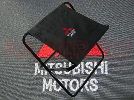 №  9 "MITSUBISHI СЕРЕБРО" "СТУЛЬЧИК  ПОДАРОЧНЫЙ"  ткань: ЧЁРНАЯ ,  Ножки : ЧЁРНЫЕ (в шт.)