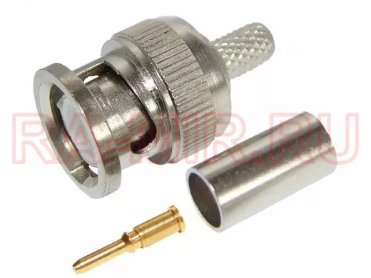 Разъем  штекер BNC RG-58 обжим (01-001A, FD-3048)  Rexant